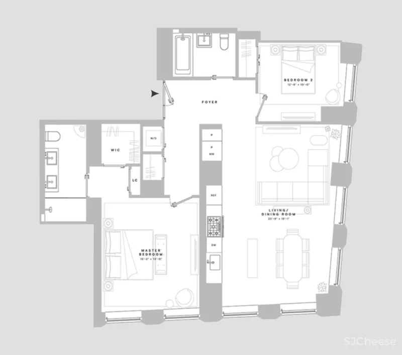 带阿斯顿马丁套房的公寓，样板房公开，高级黑才有这么酷酷的高级感