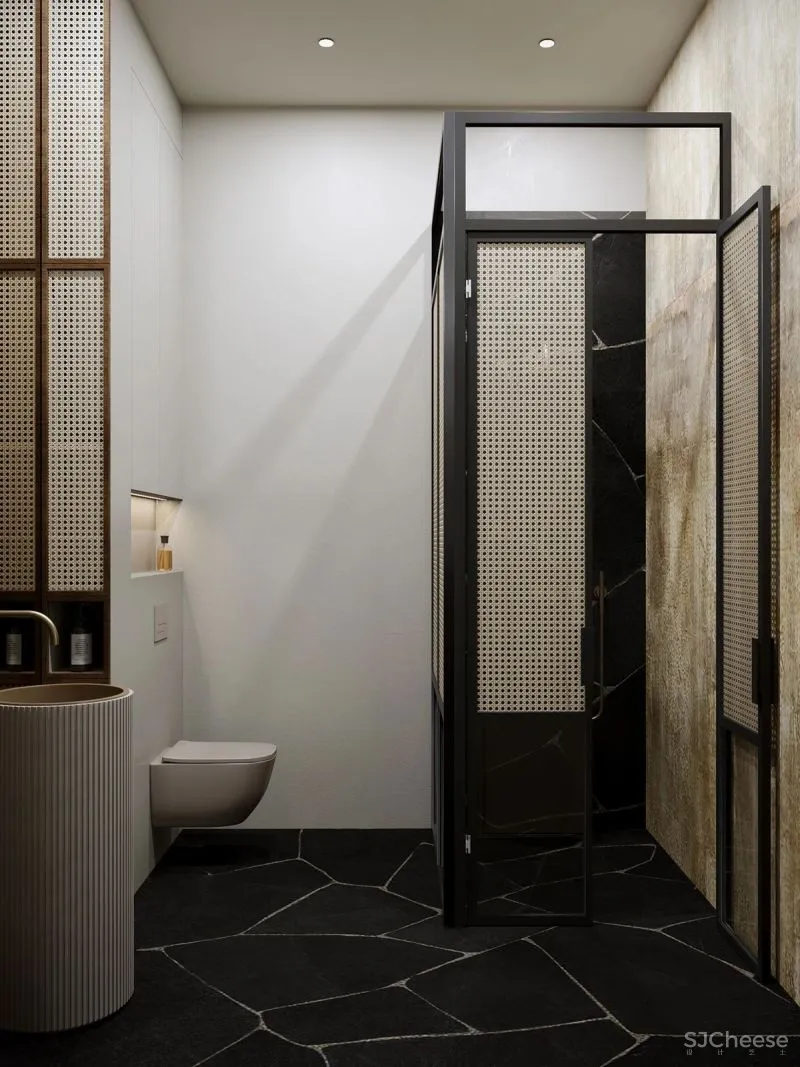 这是一间追求复古风的公寓,却恰到好处地加入了现代元素