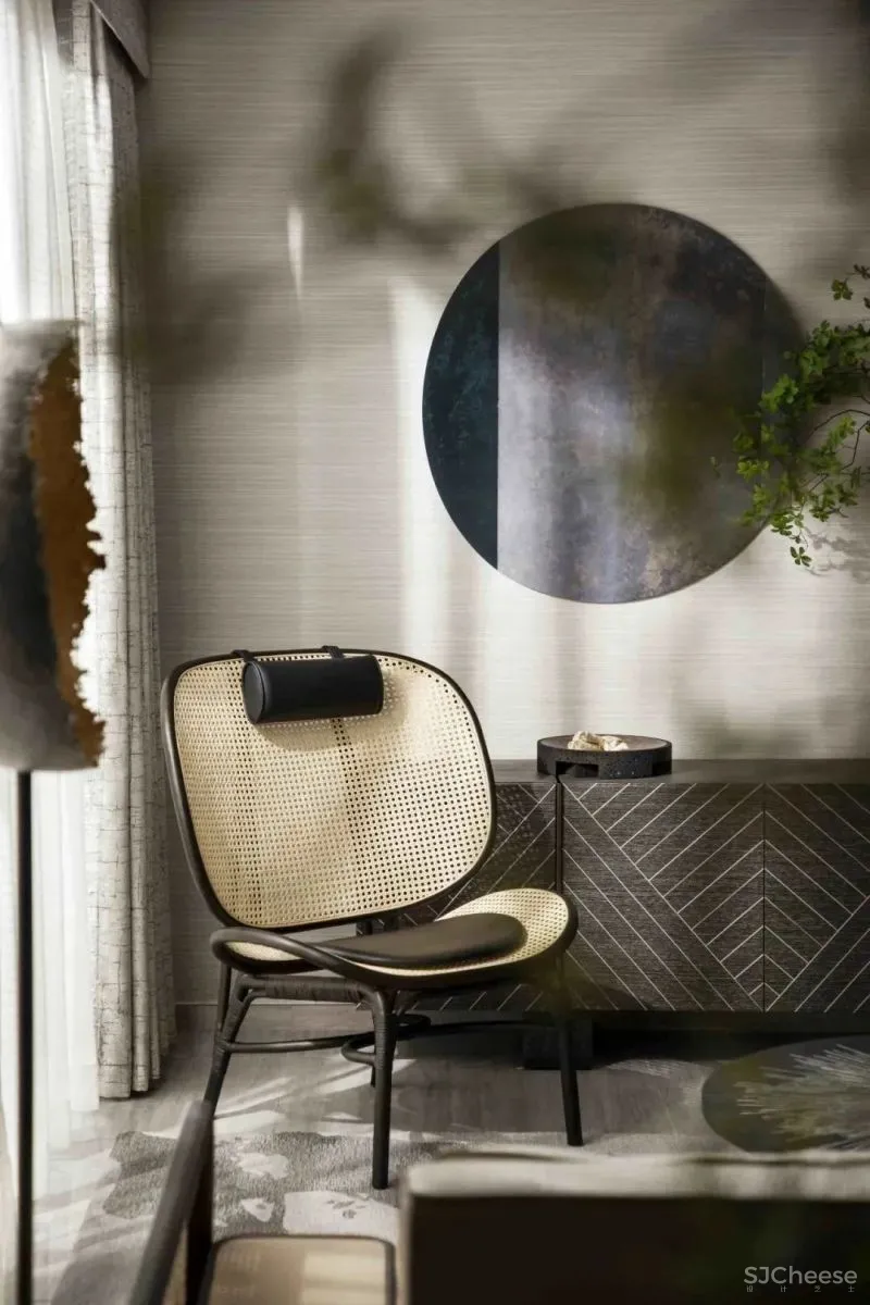 水墨韵律 素雅花艺,独有的东方气韵 观致设计