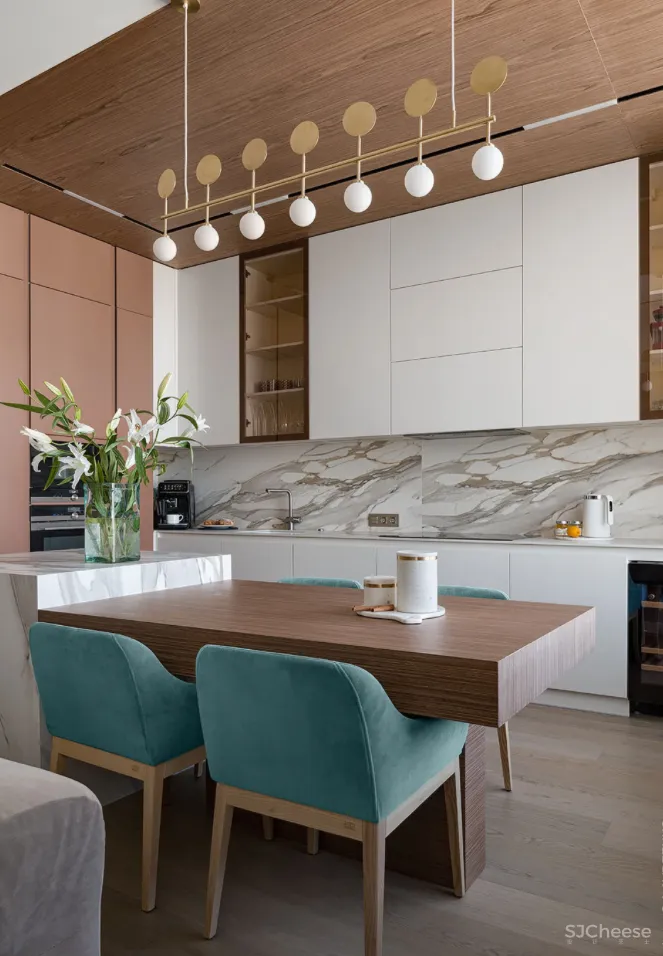 将并不算宽敞的公共区域塞的满满当当,没想到还如此好看!