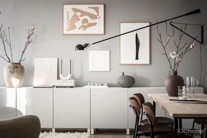 60㎡温柔知性的美,瑞典单身女子公寓