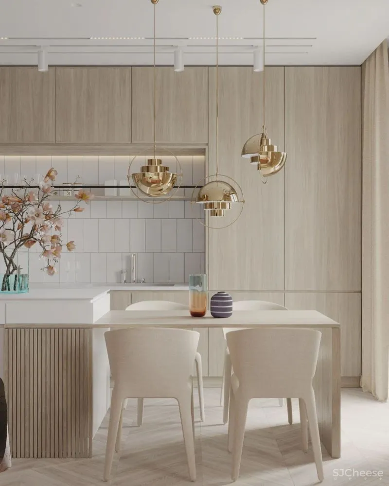 粉色 亚麻色,藏在公寓里的温润细腻!