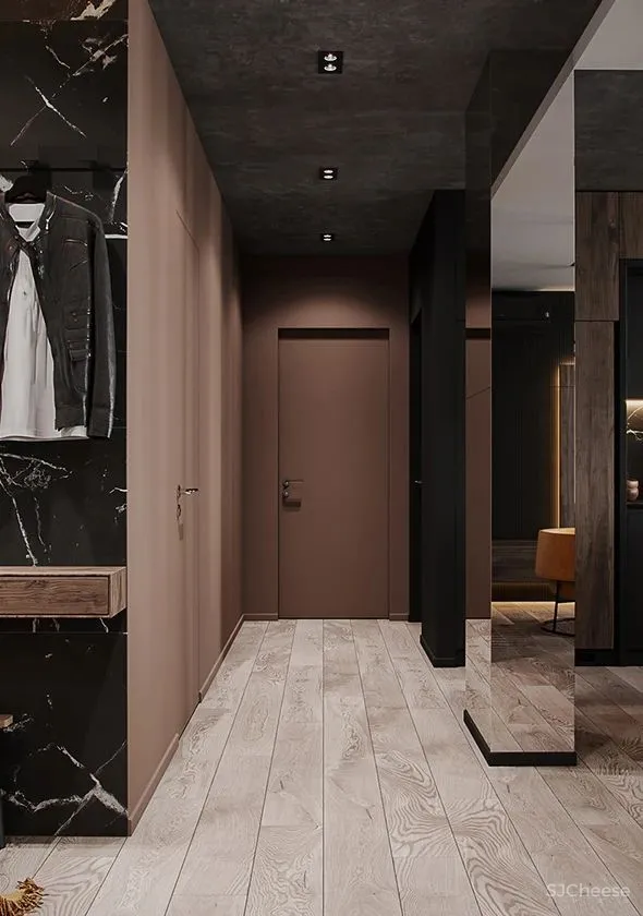 89㎡原木 黑色，你喜欢吗