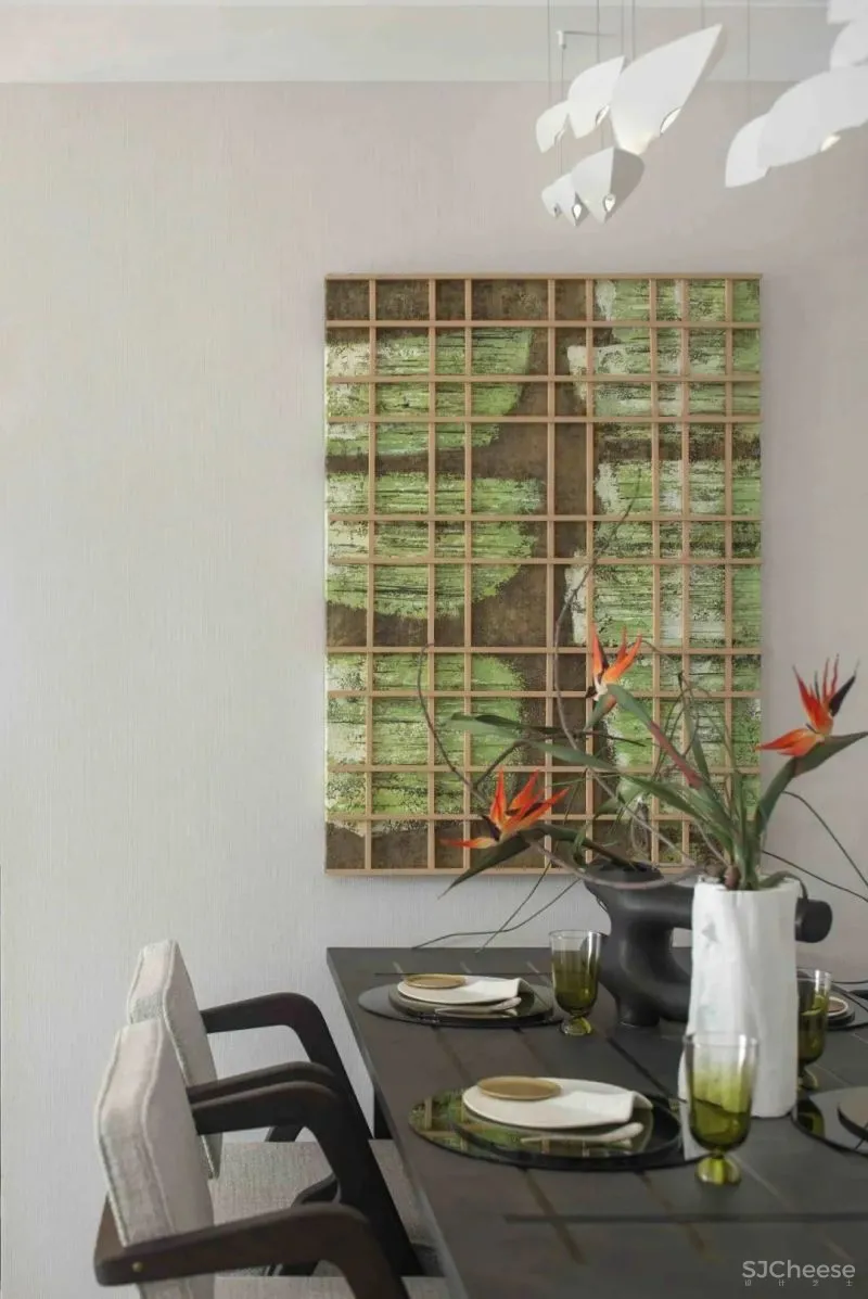 水墨韵律 素雅花艺,独有的东方气韵 观致设计