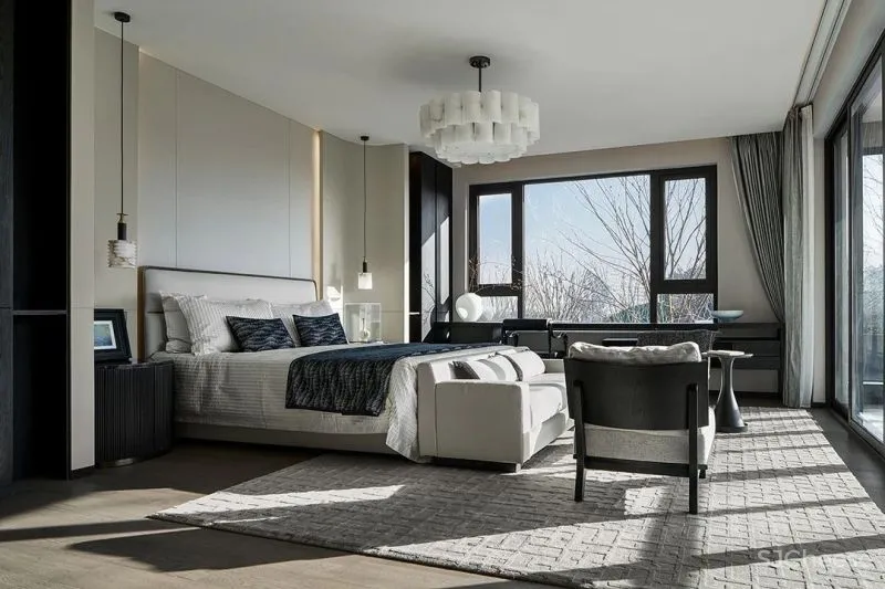 ONE CU壹方设计 成都卓越·晴翠 350㎡气质大宅,麓湖之畔,向心而居