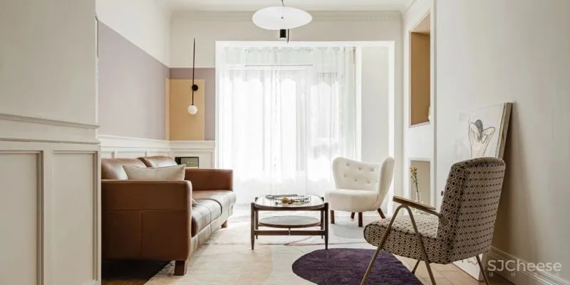 研究生小姐姐的91㎡一人居,两室改一室,换来通透客餐厅!奶油色太温柔!