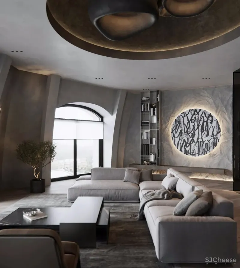 Ira Kulyk 180㎡高级灰别墅,撩人的气质