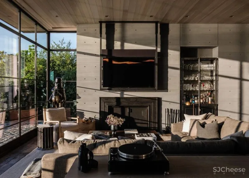 Scott Mitchell Studio-裸露混凝土超级豪宅设计•奢华与克制的完美平衡!