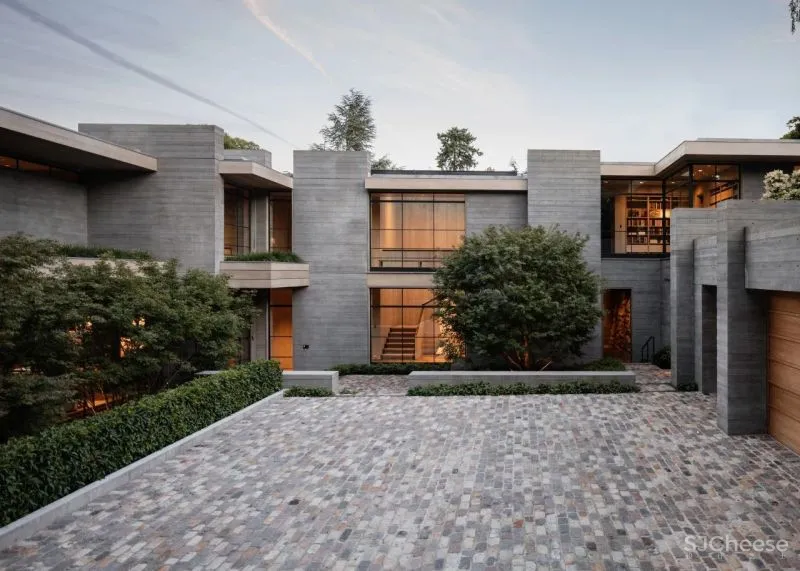 Scott Mitchell Studio-裸露混凝土超级豪宅设计•奢华与克制的完美平衡!