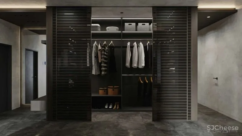 90㎡黑色沉稳，豪宅范儿十足