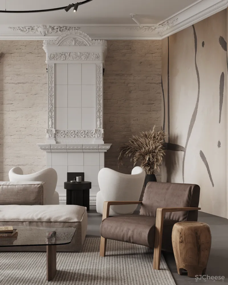 优雅大平层,轻奢有度的欧式风情!