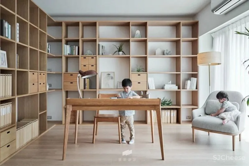 165㎡原木复式,温暖质感