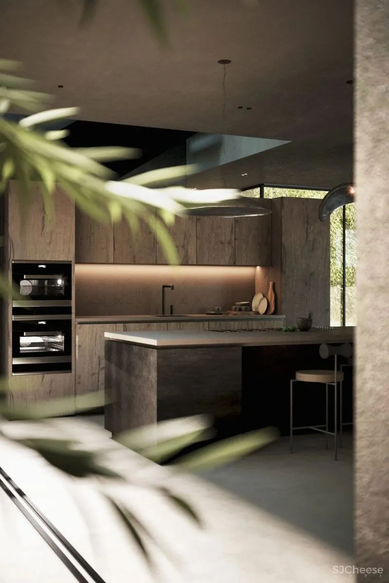 大地色极简别墅，不一样的格调