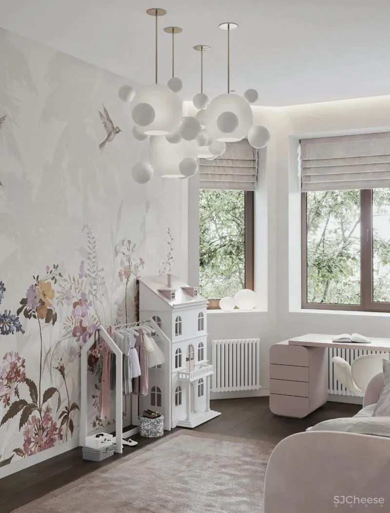 线条优雅，色彩柔和，很治愈！