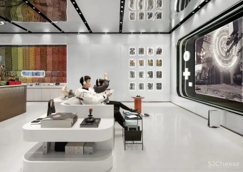 万科售楼处变身开黑、吸猫、撸妆馆,乐尚设计把潮玩体验做出新花样