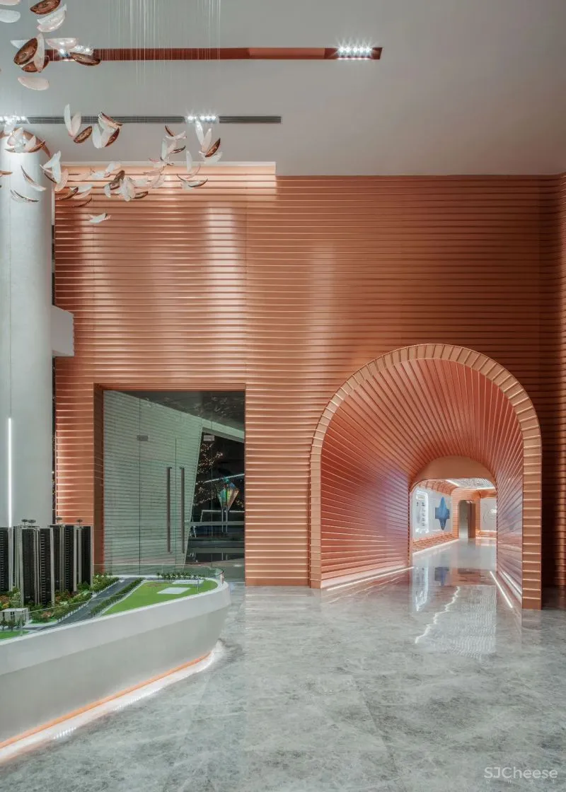 动静结合 规则弧形,交错出先锋时尚感 元禾大千