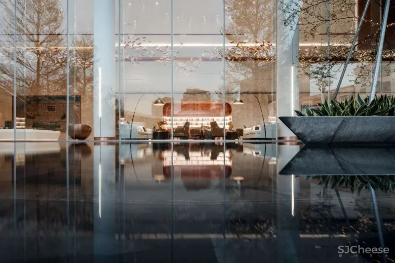 动静结合 规则弧形,交错出先锋时尚感 元禾大千