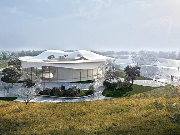 湖畔美术中心Lakeside Art&Exhibition Centre/权洪建筑研究所