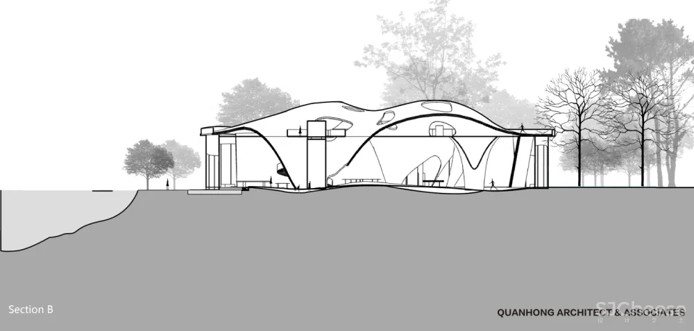 湖畔美术中心Lakeside Art&Exhibition Centre/权洪建筑研究所