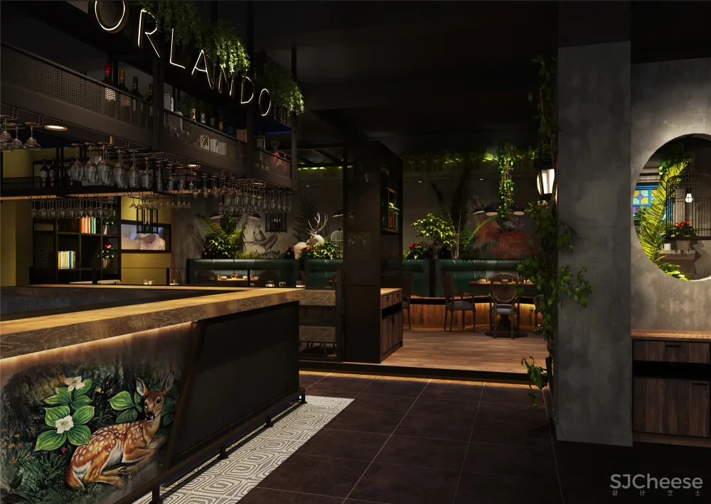 南昌欧兰朵无国界餐厅设计