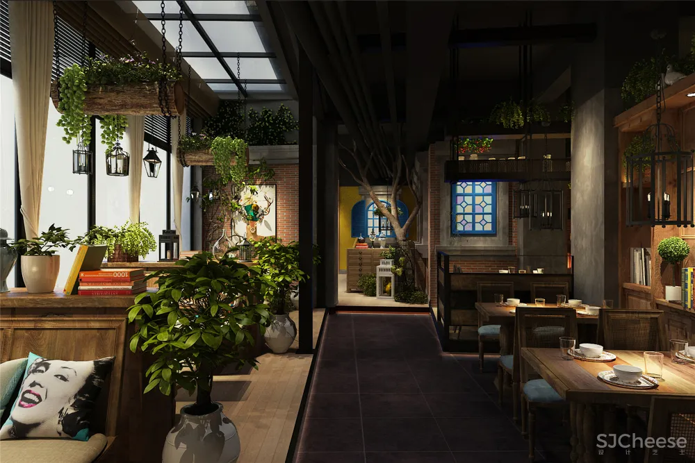 南昌欧兰朵无国界餐厅设计