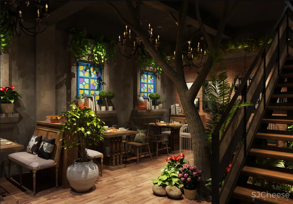 南昌欧兰朵无国界餐厅设计