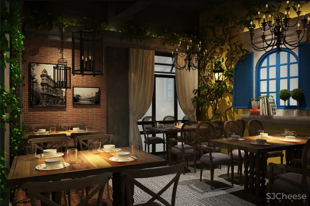 南昌欧兰朵无国界餐厅设计