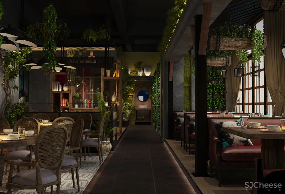 南昌欧兰朵无国界餐厅设计