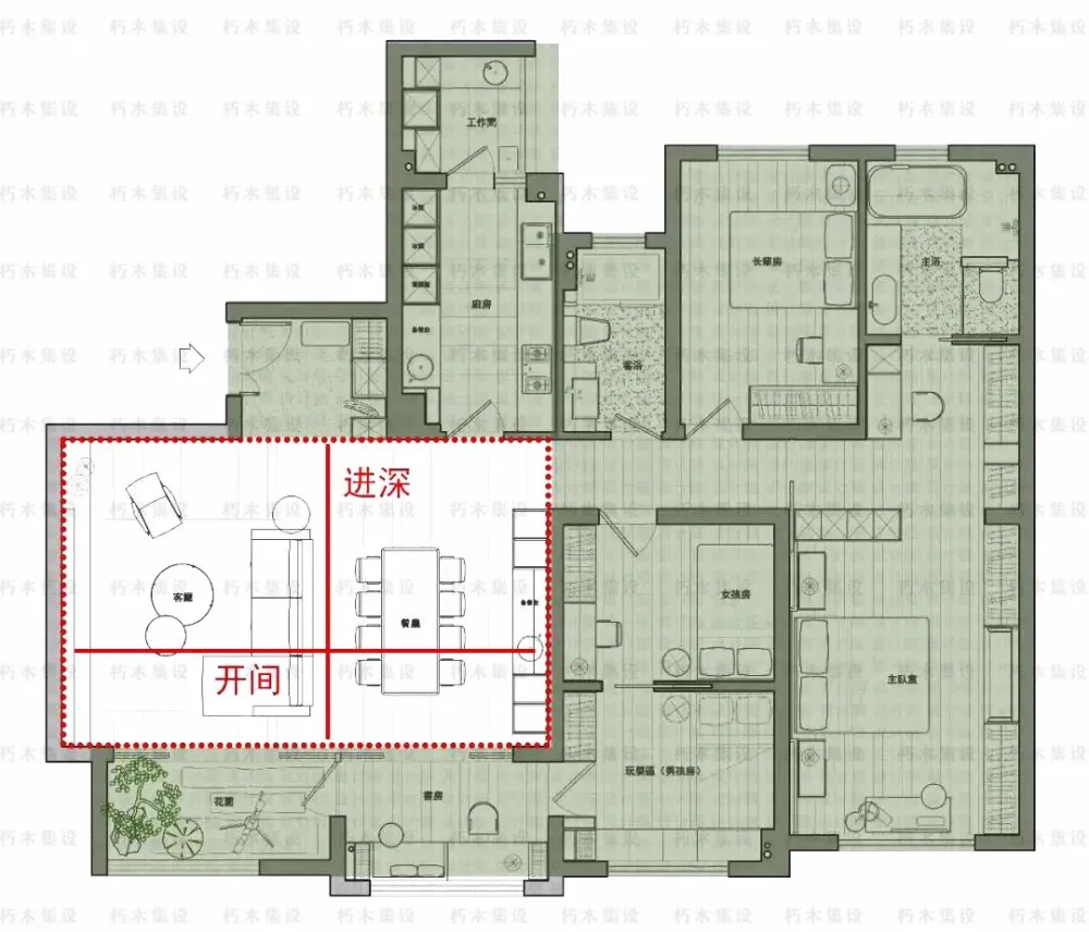 倍受追捧的横厅户型,方案布局逻辑你都清楚吗?《 室内设计师的方案头脑风暴 》  同个户型N种方案的疯狂脑洞演绎16套丨JPG格式丨991M