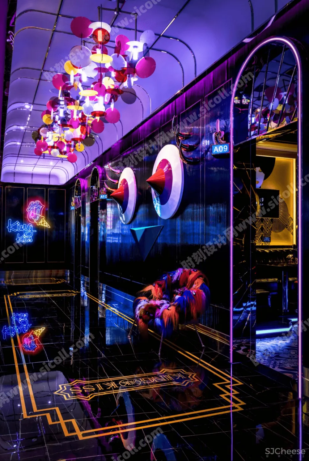 KTV娱乐空间设计高清效果图实景图参考大图合集丨43套900张丨JPG格式丨756M