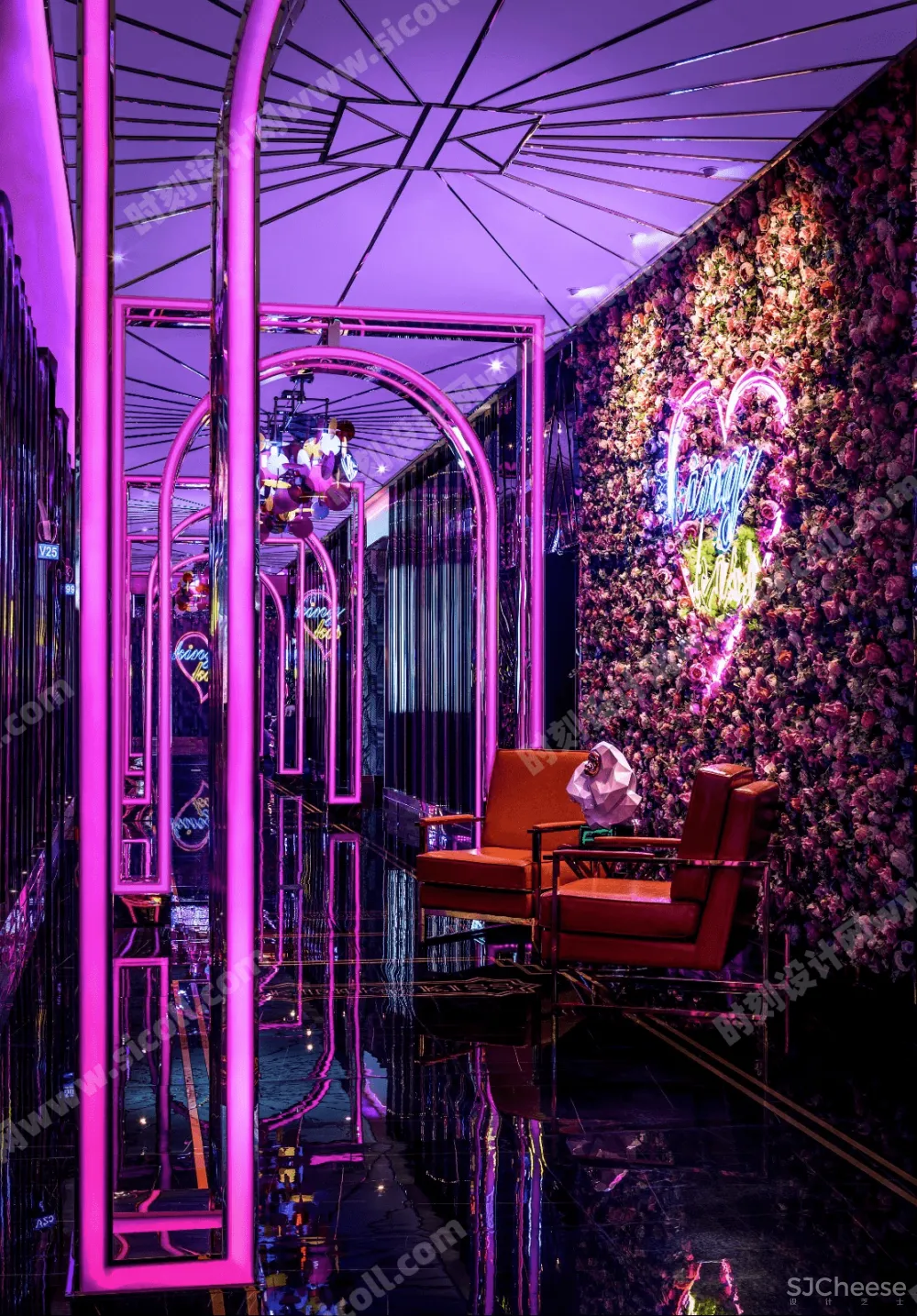 KTV娱乐空间设计高清效果图实景图参考大图合集丨43套900张丨JPG格式丨756M