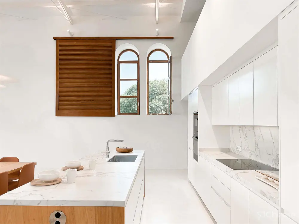 剧院本质的极简而不失温馨的住宅。西班牙剧院改造设计Can Garrover