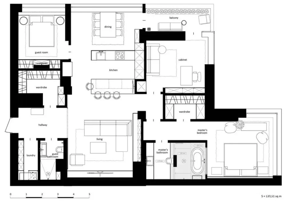平面方案合集-家装公寓二居室平面方案布局图合集(790张)JPG丨 220M