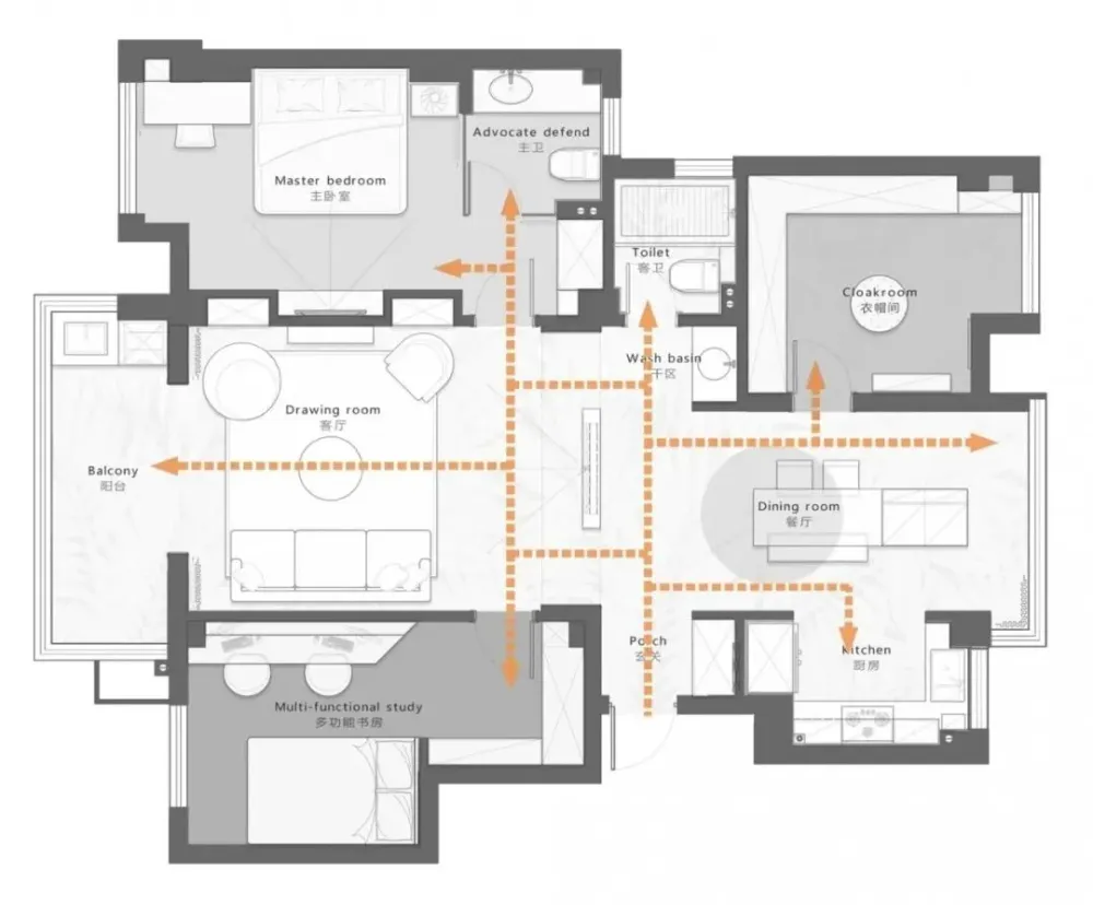 平面方案合集-家装公寓二居室平面方案布局图合集(790张)JPG丨 220M