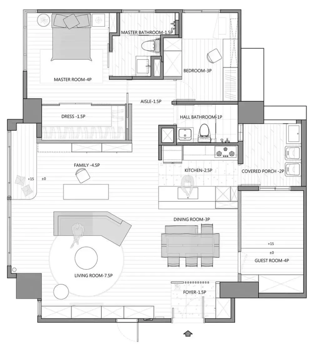 平面方案合集-家装公寓二居室平面方案布局图合集(790张)JPG丨 220M