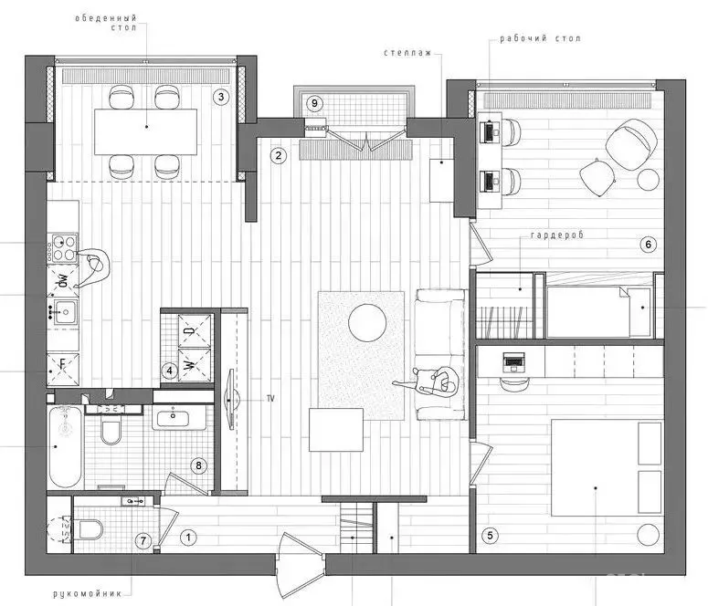 平面方案合集-家装公寓二居室平面方案布局图合集(790张)JPG丨 220M