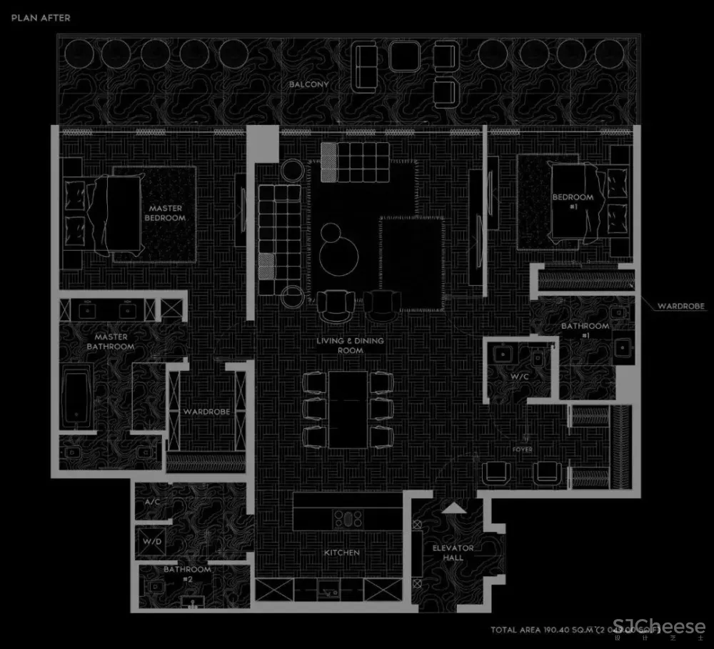 平面方案合集-家装公寓二居室平面方案布局图合集(790张)JPG丨 220M