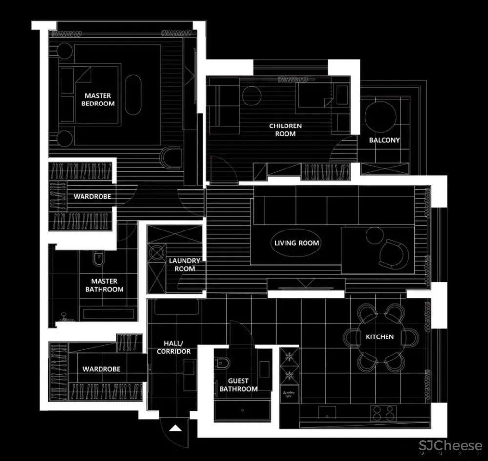 平面方案合集-家装公寓二居室平面方案布局图合集(790张)JPG丨 220M