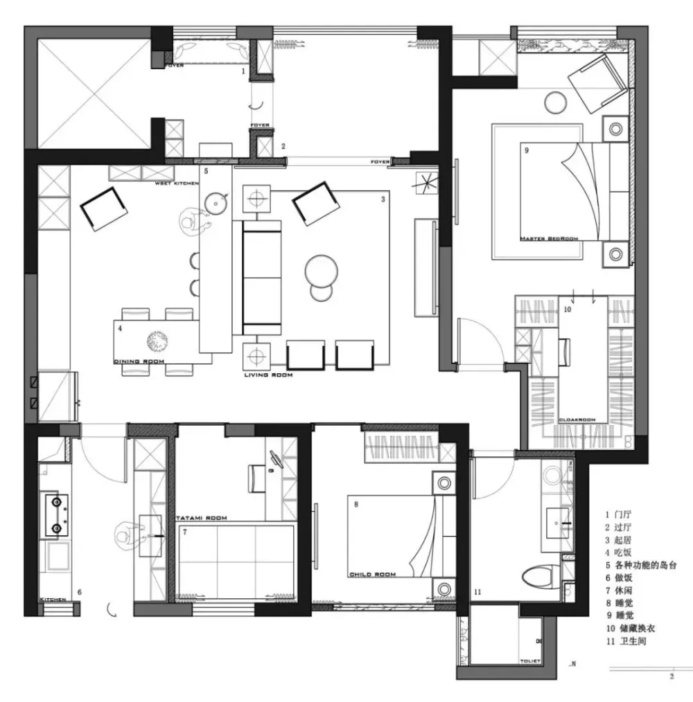 家装公寓三居室平面布局规划方案图合集丨670张JPG丨187M