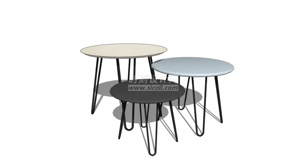 SU常用家具模型-咖啡厅桌椅沙发吧桌凳子茶几草图大师模型丨SKP格式 100个丨661M