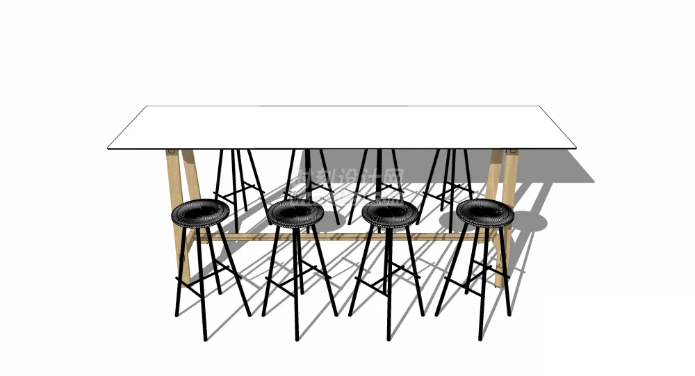 SU常用家具模型-咖啡厅桌椅沙发吧桌凳子茶几草图大师模型丨SKP格式 100个丨661M