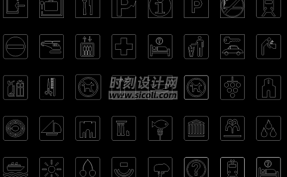 电气插座、灯具、开关、天花、符号、机电标识平立面图例图标CAD合集丨18.9M