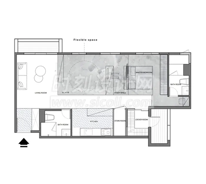 家装公寓一居室平面图合集-500张小户型平面图合集，请查收！