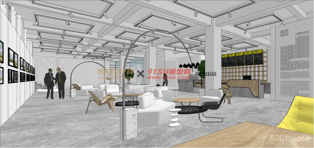 最新展台展厅展览专柜商业文化科技汽车空间SU模型丨18套SKP丨1.66G