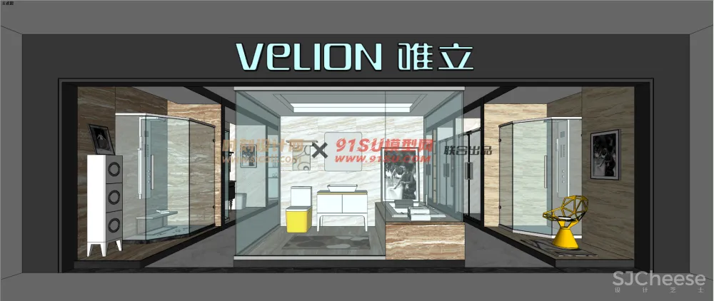 最新展台展厅展览专柜商业文化科技汽车空间SU模型丨18套SKP丨1.66G