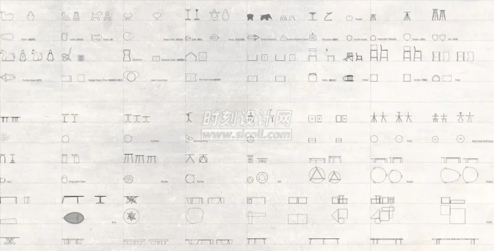 经典家具平立面CAD图库+俯视人物CAD图库丨文件大小：52MB丨文件格式：CAD+PSD
