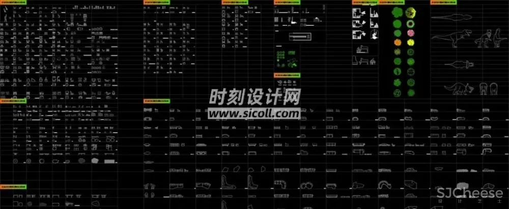 经典家具平立面CAD图库+俯视人物CAD图库丨文件大小：52MB丨文件格式：CAD+PSD