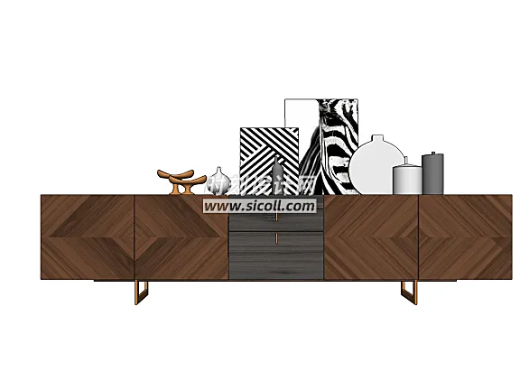 SU餐边柜储物柜系列-60个SU模型-SKP格式-340M