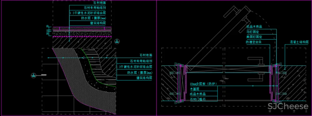 130个CAD详细节点CAD施工图,设计师必备节点大样图库