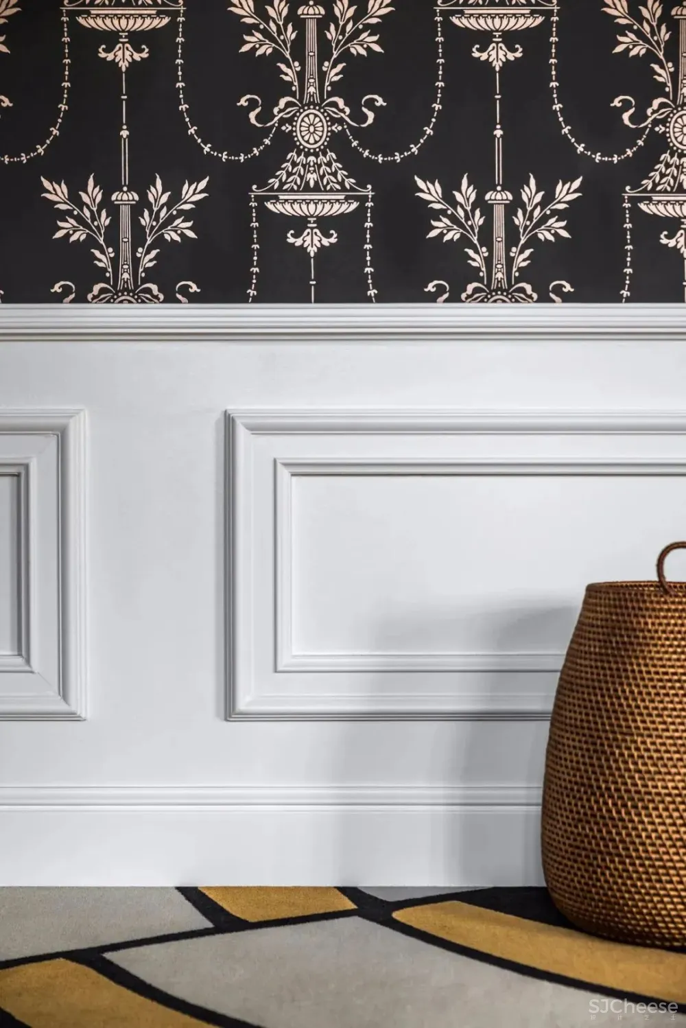 石膏线护墙板踢脚线天花线条CAD合集+参考高清图片大全专辑